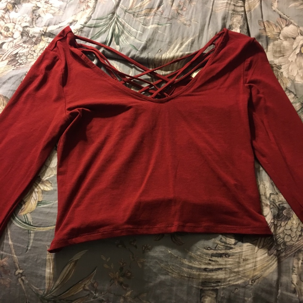 Crop top long sleeve